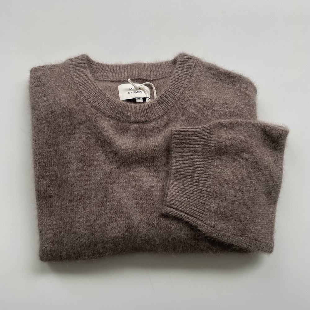 Taupe Crewneck Tristan Sweater